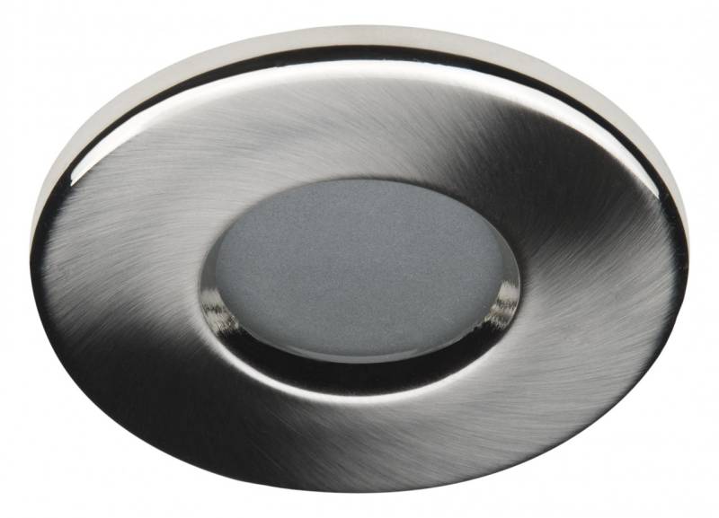 LED Bad Strahler 3er-Set 12V Rund alu gebürstet - 5W LED HL warmweiss von C-Light GmbH