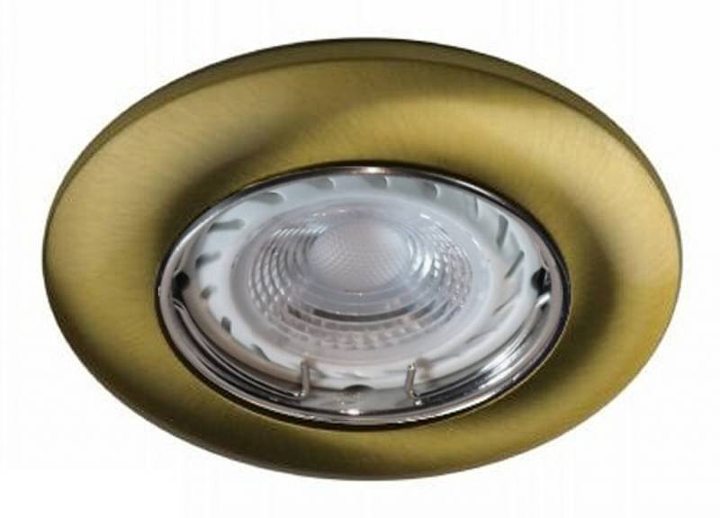 LED Einbaustrahler 0165 messing gebürstet 12 V - 3 W (PA) warmweiss von C-Light GmbH