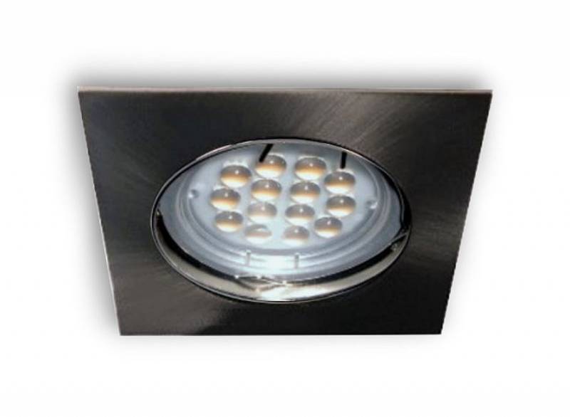 LED Einbaustrahler 0210 alu gebürstet 12 V - 3 W (HL) warmweiss von C-Light GmbH