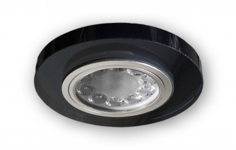 LED Glas Strahler CCT GU10 dimmbar S1370BK 5,5W 230V von C-Light GmbH