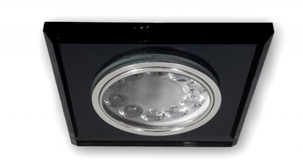 LED Glas Strahler CCT GU10 dimmbar S1371BK 5,5W 230V von C-Light GmbH