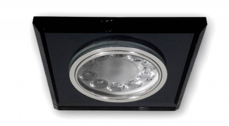 LED Glas Strahler CCT GU10 dimmbar S1371BK 5,5W 230V von C-Light GmbH