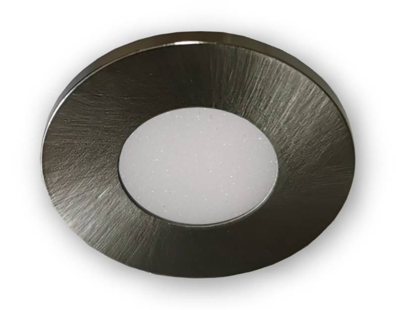 LED Mini Einbauspot 10er Set CT22 alu gebürstet 12V 1,7W von C-Light GmbH