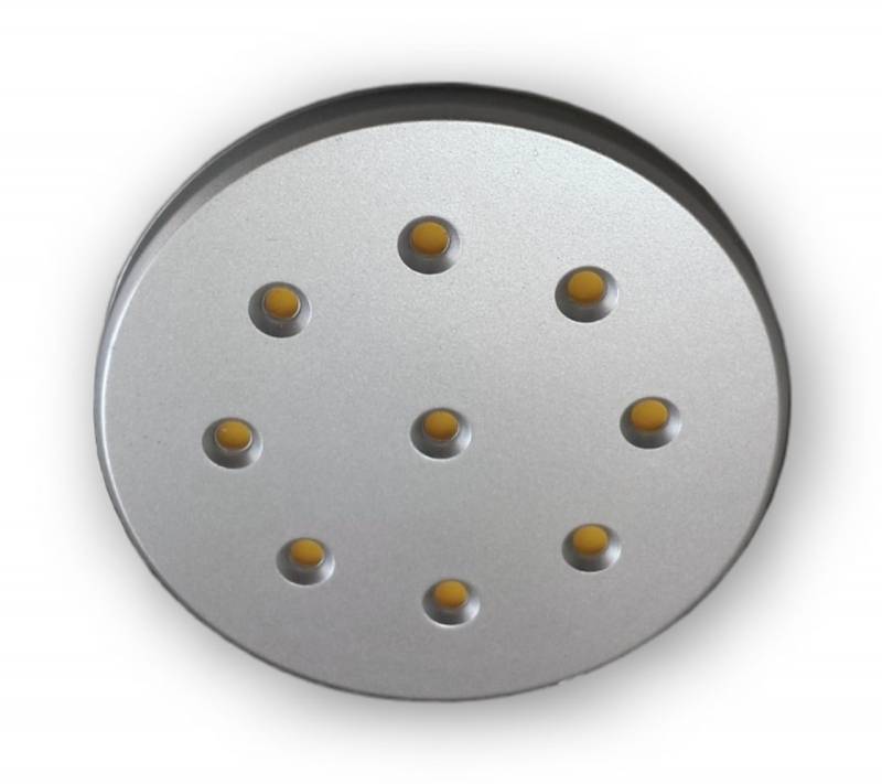 LED Möbelleuchten Set 12 V D68H5 rund - 5 x 2,2 W warmweiss von C-Light GmbH