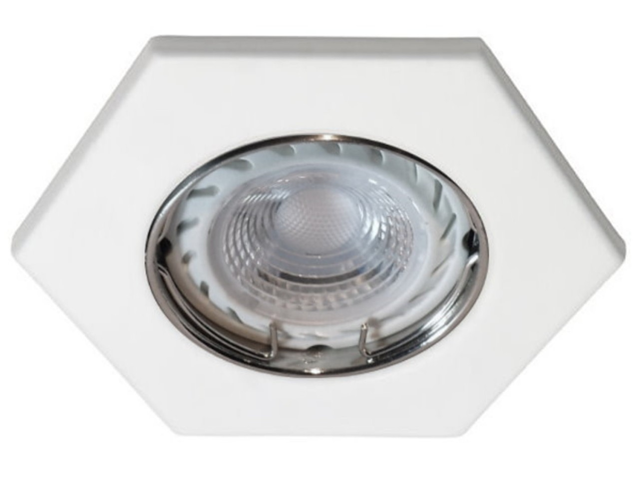 LED Spot Set 6-Eck weiss 12V - 3 x 3W neutral weiß von C-Light GmbH
