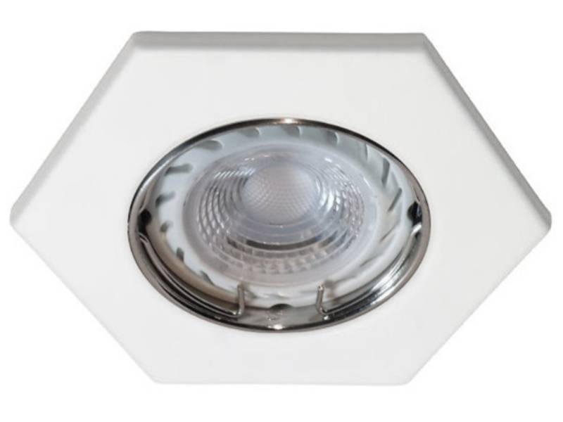 LED Spot Set 6-Eck weiss 12V - 3 x 3W neutral weiß von C-Light GmbH