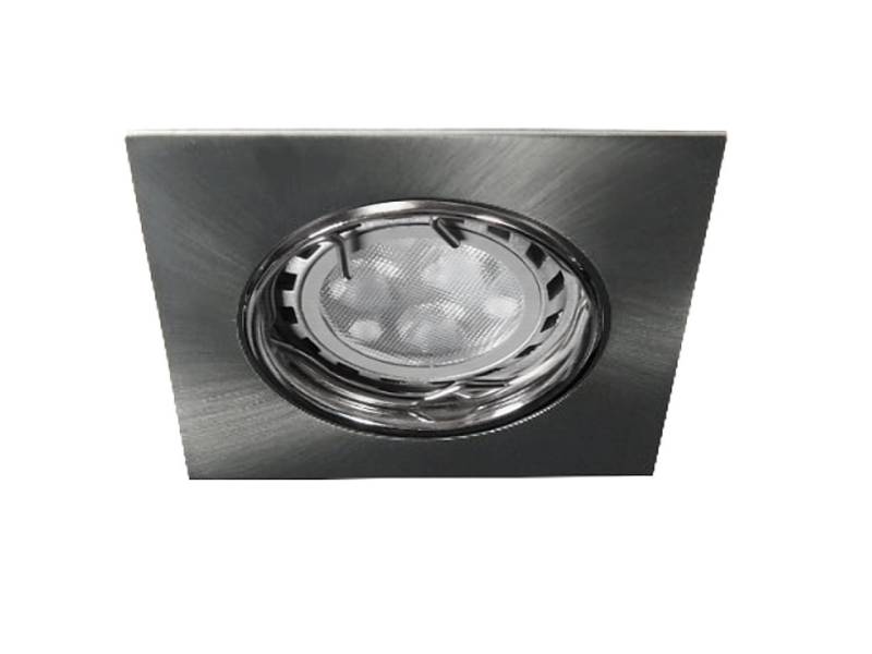 LED Spot Set MR11 Eckig alu gebürstet 12V - 3 x 3,3W warm weiß von C-Light GmbH