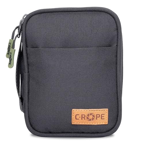 C-Rope Elektronik Organizer für unterwegs | Größe S | Kabeltasche für Elektronikzubehör | Tragbarer Kabelorganizer für Kamerazubehör etc. von C-Rope