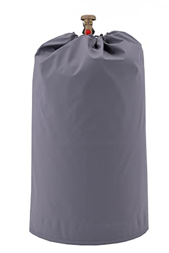 Cover Solutions® Gasflaschen Abdeckung 5kg Grau | pflegeleicht Dank Easy-Clean-Oberfläche | robust, wetterfest & UV-beständig Gasflaschen Schutzhülle | Öko-Tex Zertifiziert & Made in Europe von C S