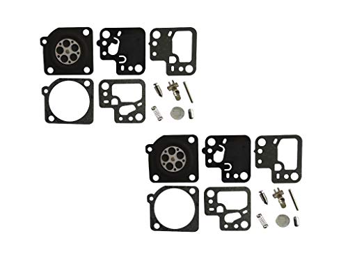 Vergaser-Reparatur-/Umbau-Set ersetzt ZAMA RB-186 für Stihl HS46 HS56 Heckenschere ZAMA C1T-S195 (2 Stück) von C·T·S