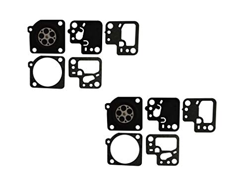 Vergaserdichtung und Membran-Kit ersetzt ZAMA GND-108 für ZAMA C1T-S195 Stihl HS46 HS56 Heckenschere (2 Stück) von C·T·S