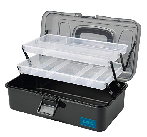 C-TEC Box 2-Tray "XL" Angelkoffer - Angelkiste Gerätekiste von SPRO von Spro