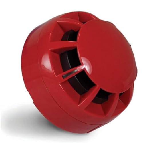 C-Tec CA450A/SR CAST Compact 96dB(A) Wall Sounder, Onboard Short-Circuit Loop Isolator, Rot von C-Tec Security