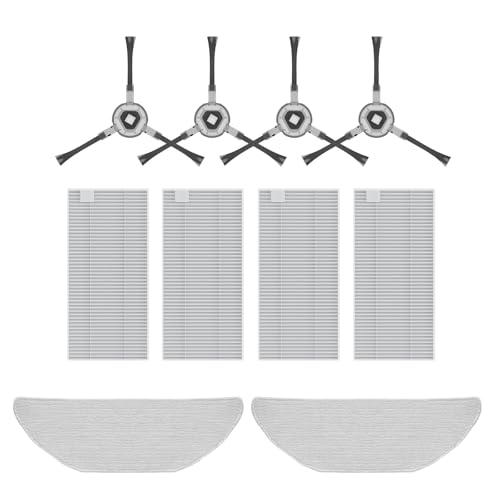 C-U Zubehörset für Lefant N3 Ersatzset: 4 Seitenbürsten, 4 HEPA-Filter und 4 Filterschwämme, 2 Ersatztuch, für N3 Roboterstaubsauger C-U Zubehörset für Lefant N3 Ersatzset: 4 Seitenbürsten, 4 HEPA-Filter und 4 Filterschwämme, 2 Ersatztuch, für N3 Roboterstaubsauger von C-U