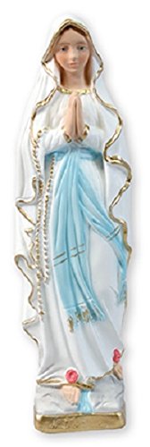 CBC 8.5" (21cm) Gips Unsere Frau von Lourdes Statue Ornament von CBC