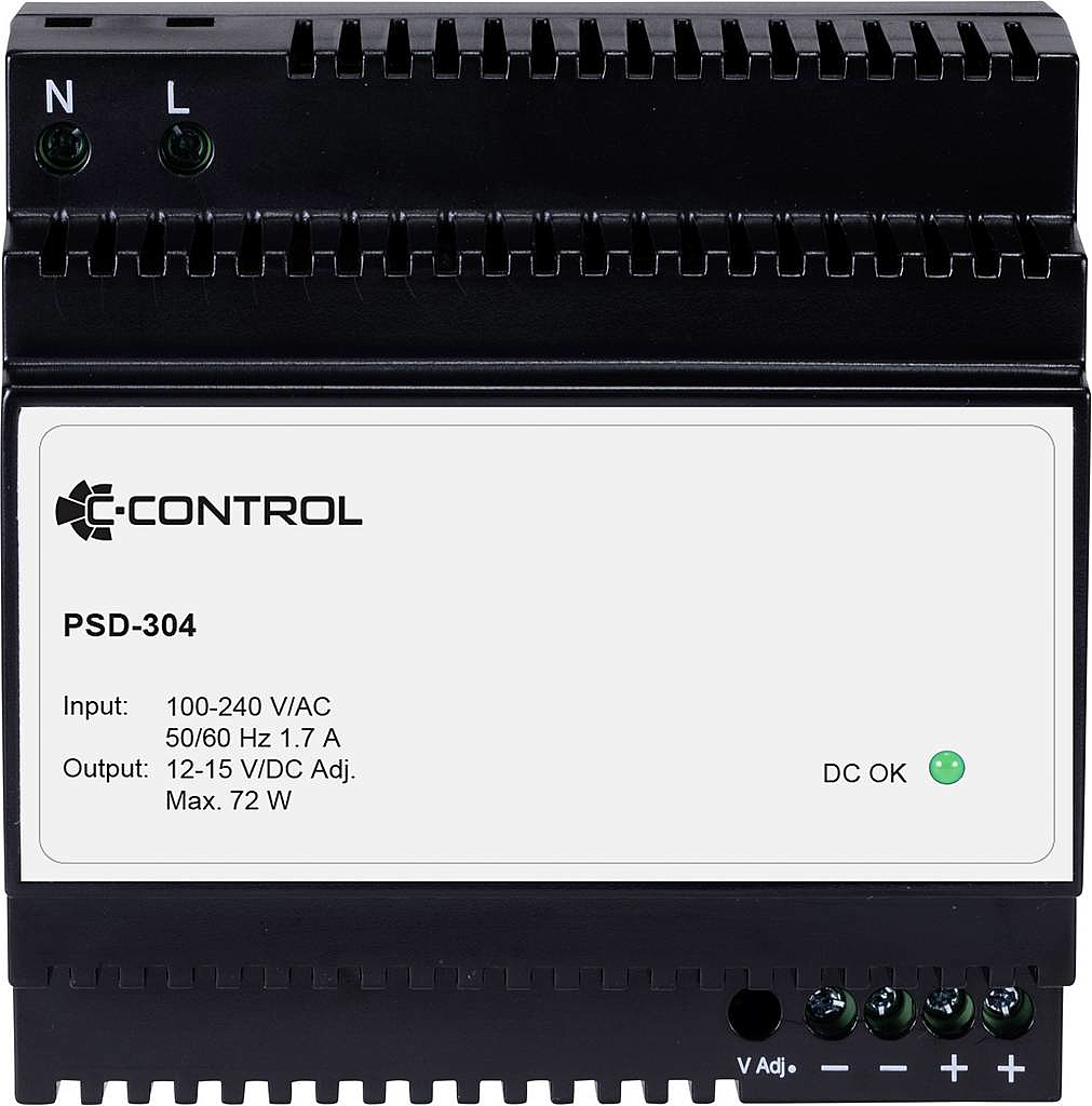 Hutschienen Netzteil Verbrauch Psd 304 Din Rail C Control  B-Ware von C-control