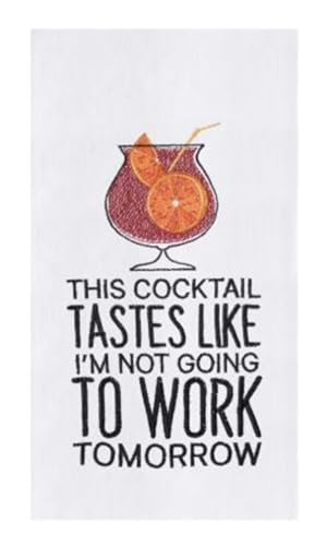 C&F Home Besticktes Mehlsack-Küchentuch, dieser Cocktail schmeckt wie ich nicht zur Arbeit morgen gehe C&F Home Besticktes Mehlsack-Küchentuch, dieser Cocktail schmeckt wie ich nicht zur Arbeit morgen gehe von C&F Home