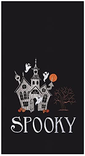 C&F Spooky Mansion Handtuch, bestickt von C&F Home