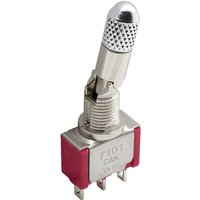 C&k Switches - 7103MD9ABE Kippschalter 20 v/ac, 20 v/dc 0.4 a 1 x Ein/Aus/Ein 1 St. Bulk von C & K SWITCHES