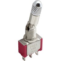 C&k Switches - 7201L1PCWZQE Kippschalter 120 v/ac, 28 v/dc 5 a 2 x Ein/Ein IP67 1 St. Bulk von C & K SWITCHES