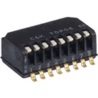 C & K Switches TDP08H0SBD1R DIP-Schalter Polzahl (num) 8 1 St. Tape von C & K Switches