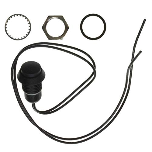 C & K Druckschalter Tastend EIN-AUS Schalter, 1-polig, Ø 13.7mm, 125V x 1 Stück von C & K