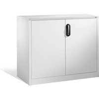 C+P Akten-Sideboard Acurado mit Drehtüren, 2 Ordnerhöhen, H1000xB1200xT500mm Front Lichtgrau Korpus Lichtgrau von C + P Möbelsysteme