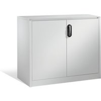 C+P Akten-Sideboard Acurado mit Drehtüren, 2 Ordnerhöhen, H1000xB1200xT500mm Weißaluminium von C + P Möbelsysteme