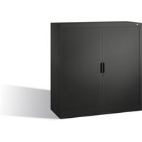 C+P Akten-Sideboard Omnispace mit Rollladen, 3 Ordnerhöhen, H1230xB1200xT420mm Schwarzgrau C+P Akten-Sideboard Omnispace mit Rollladen, 3 Ordnerhöhen, H1230xB1200xT420mm Schwarzgrau von C + P Möbelsysteme