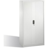 C+P Akten-Sideboard Omnispace mit Rollladen, 4 Ordnerhöhen, H1660xB800xT420mm Front Lichtgrau Korpus Lichtgrau von C + P Möbelsysteme