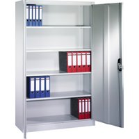 C+P Aktenschrank Acurado mit Drehtüren, 5 Ordnerhöhen, H1950xB1200xT600mm Front Lichtgrau Korpus Lichtgrau von C + P Möbelsysteme