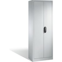 C+P Aktenschrank Acurado mit Drehtüren, 5 Ordnerhöhen, H1950xB700xT400mm Weißaluminium von C + P Möbelsysteme