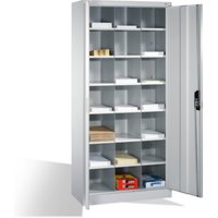 C+P Aktenschrank Acurado mit Drehtüren, innen 21 Gefache, H1950xB930xT400mm Front Lichtgrau Korpus Lichtgrau von C + P Möbelsysteme