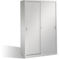 C+P Aktenschrank Acurado mit Schiebetüren, 5 Ordnerhöhen, H1950xB1200xT500mm Weißaluminium von C + P Möbelsysteme