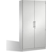 C+P Aktenschrank Asisto mit Drehtüren, 5 Ordnerhöhen, H1980xB1000xT435mm Front Lichtgrau Korpus Lichtgrau von C + P Möbelsysteme