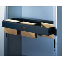 C+P Hängerahmen für Hefter DIN A4, für Aktenschrank mit Rollladen B1200xT420mm Farbe Schwarzgrau von C + P Möbelsysteme