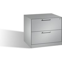 C+P Hängeregistraturschrank Asisto für Hängehefter DIN A4, 2 Schubladen, zweibahnig Weißaluminium C+P Hängeregistraturschrank Asisto für Hängehefter DIN A4, 2 Schubladen, zweibahnig Weißaluminium von C + P Möbelsysteme