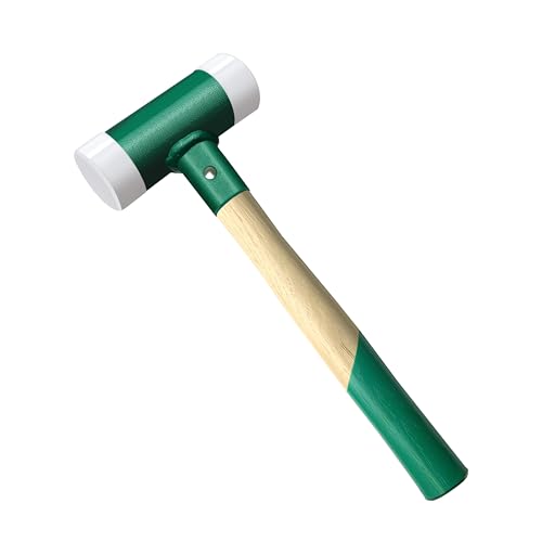 C&T Schutz Hammer,Schonhammer Rückschlagfrei,weicher Schlägel,40mm Durchmesser, Holzstiel mit austauschbarem Nylonkopf für Wartung und Montage,40mm Wood Handle Nylon Installation Hammer C&T Schutz Hammer,Schonhammer Rückschlagfrei,weicher Schlägel,40mm Durchmesser, Holzstiel mit austauschbarem Nylonkopf für Wartung und Montage,40mm Wood Handle Nylon Installation Hammer von C&T