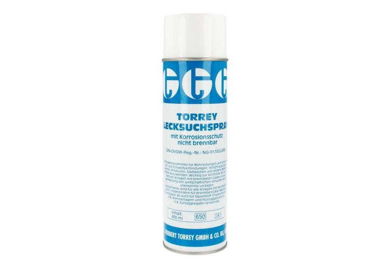 C. Herbert Torrey GmbH & Co. KG Lecksuchspray - 400 ml Dose - für Gase - DIN-DVGW zugelassen Allzweckreiniger von C. Herbert Torrey GmbH & Co. KG