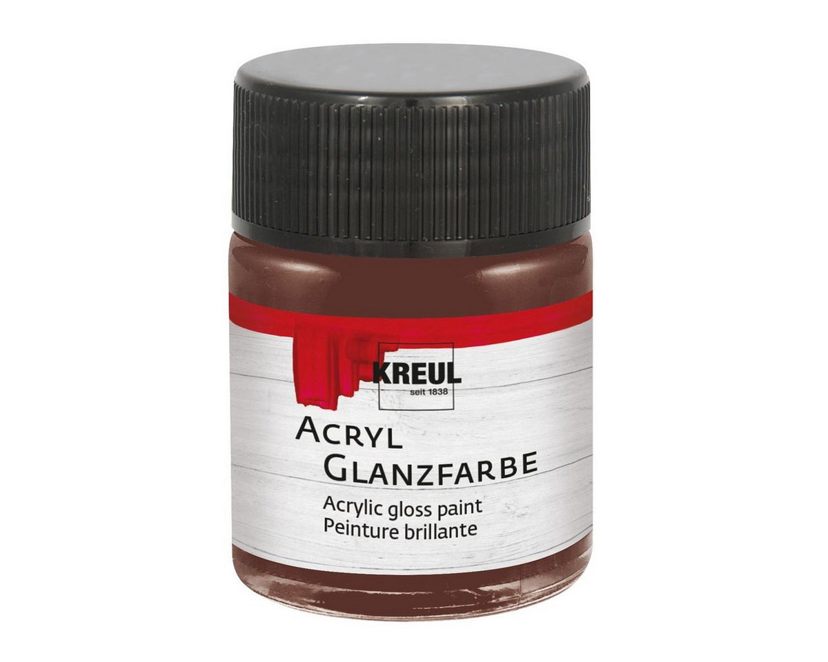 C. KREUL Acrylfarbe KREUL Acryl Glanzfarbe dunkelbraun 50ml Glas C. KREUL Acrylfarbe KREUL Acryl Glanzfarbe dunkelbraun 50ml Glas von C. KREUL