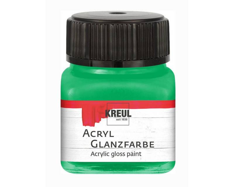 C. KREUL Acrylfarbe KREUL Acryl Glanzfarbe grün 20ml Glas von C. KREUL