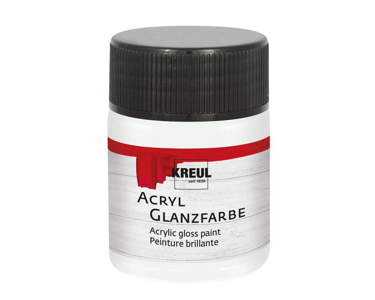 C. KREUL Acrylfarbe KREUL Acryl Glanzfarbe weiß 50ml Glas C. KREUL Acrylfarbe KREUL Acryl Glanzfarbe weiß 50ml Glas von C. KREUL