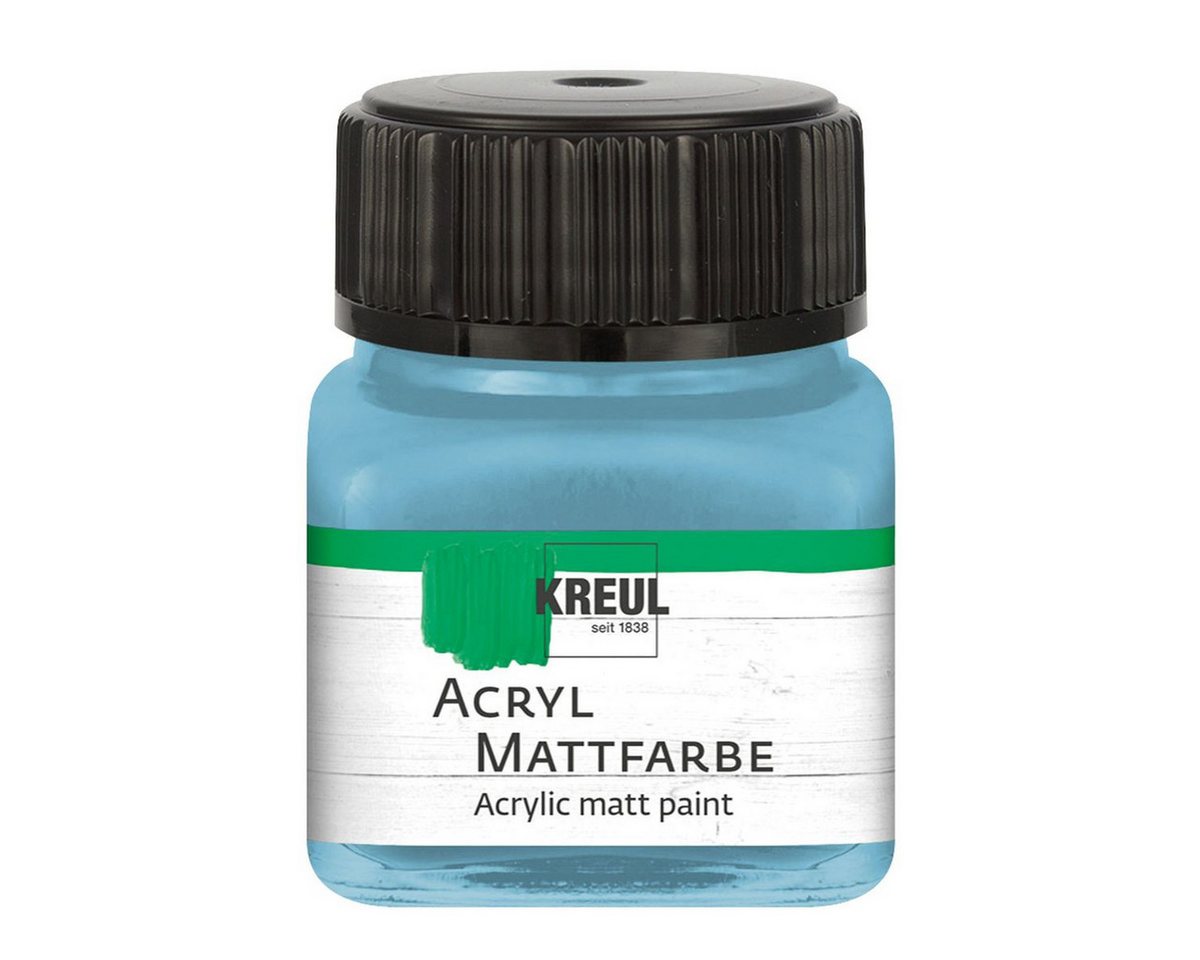 C. KREUL Acrylfarbe KREUL Acryl Mattfarbe bayrischblau 20ml Glas C. KREUL Acrylfarbe KREUL Acryl Mattfarbe bayrischblau 20ml Glas von C. KREUL