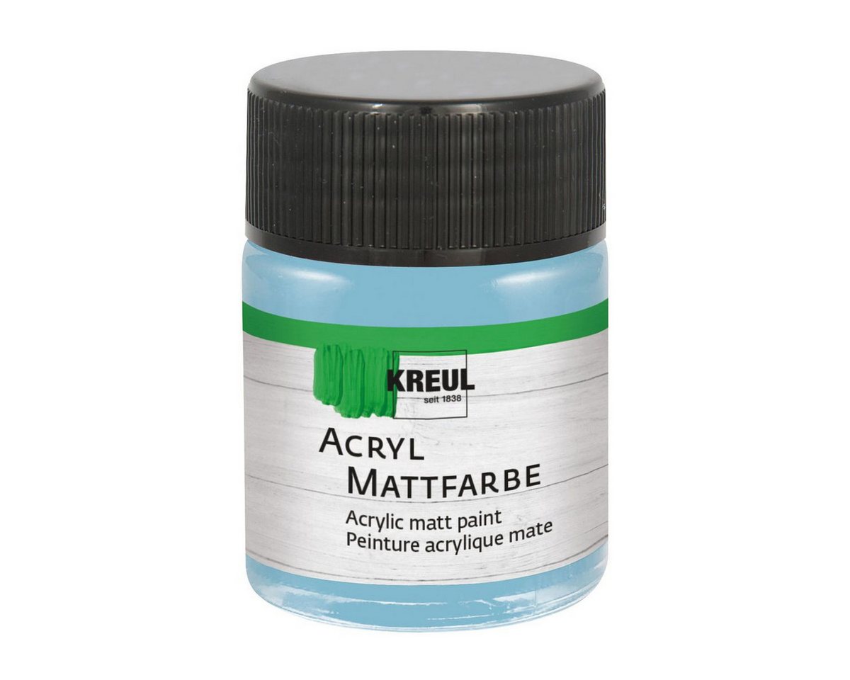 C. KREUL Acrylfarbe KREUL Acryl Mattfarbe bayrischblau 50ml Glas C. KREUL Acrylfarbe KREUL Acryl Mattfarbe bayrischblau 50ml Glas von C. KREUL
