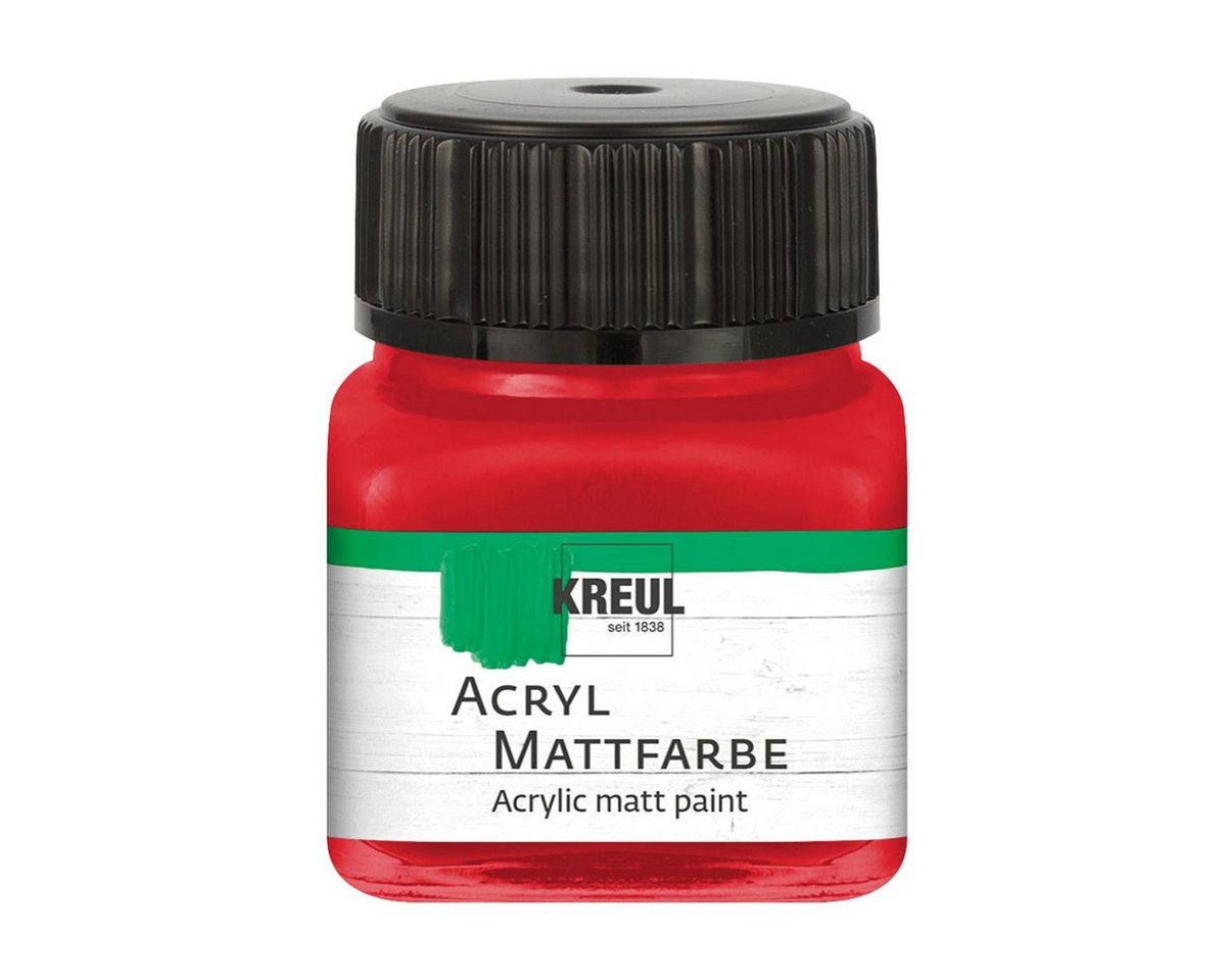 C. KREUL Acrylfarbe KREUL Acryl Mattfarbe dunkelrot 20ml Glas C. KREUL Acrylfarbe KREUL Acryl Mattfarbe dunkelrot 20ml Glas von C. KREUL