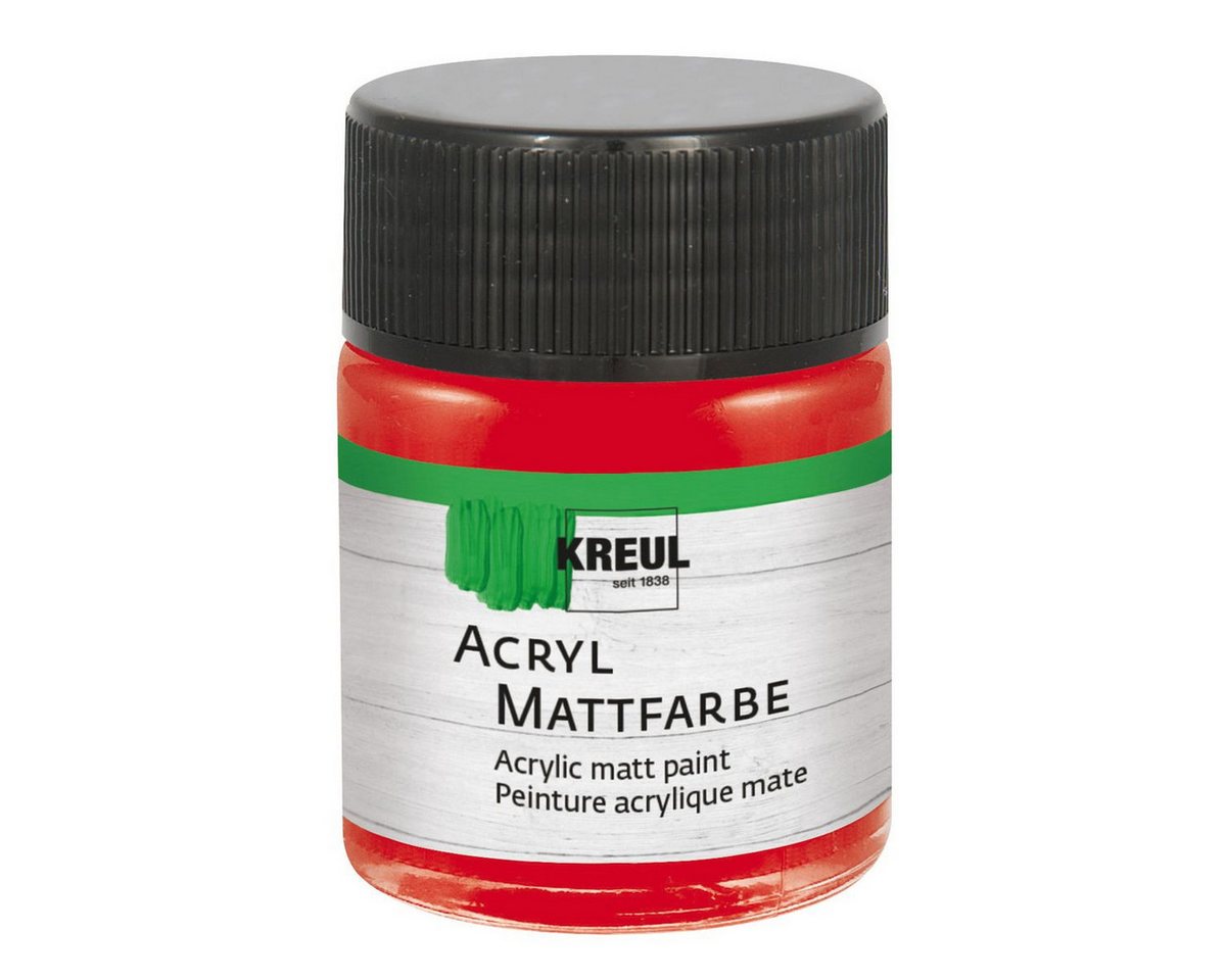 C. KREUL Acrylfarbe KREUL Acryl Mattfarbe dunkelrot 50ml Glas C. KREUL Acrylfarbe KREUL Acryl Mattfarbe dunkelrot 50ml Glas von C. KREUL