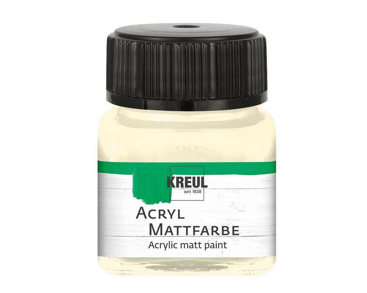 C. KREUL Acrylfarbe KREUL Acryl Mattfarbe elfenbein 20ml Glas C. KREUL Acrylfarbe KREUL Acryl Mattfarbe elfenbein 20ml Glas von C. KREUL
