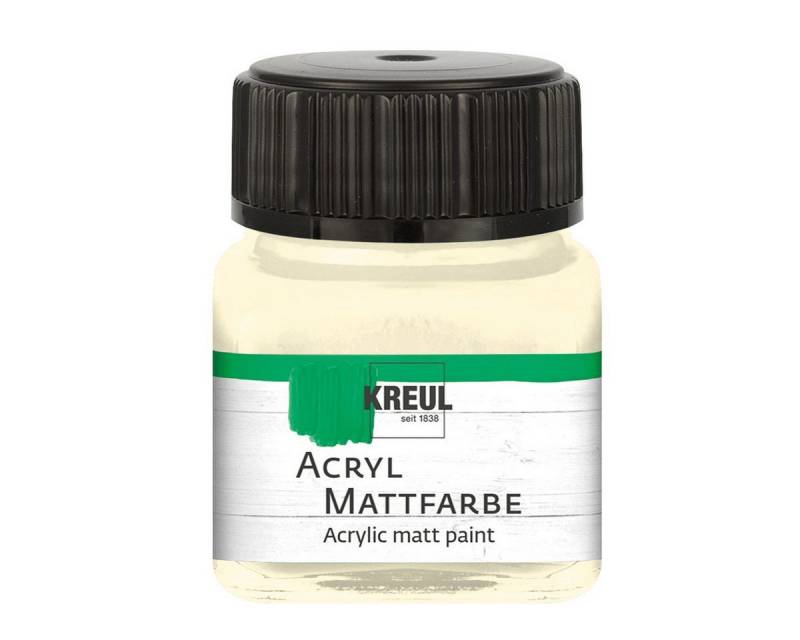 C. KREUL Acrylfarbe KREUL Acryl Mattfarbe elfenbein 20ml Glas von C. KREUL
