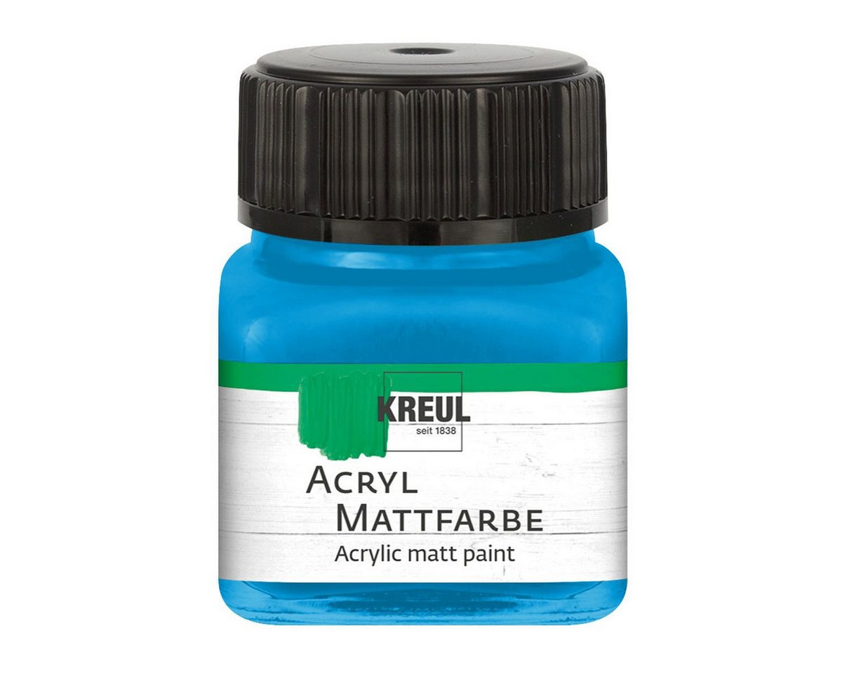C. KREUL Acrylfarbe KREUL Acryl Mattfarbe hellblau 20ml Glas C. KREUL Acrylfarbe KREUL Acryl Mattfarbe hellblau 20ml Glas von C. KREUL