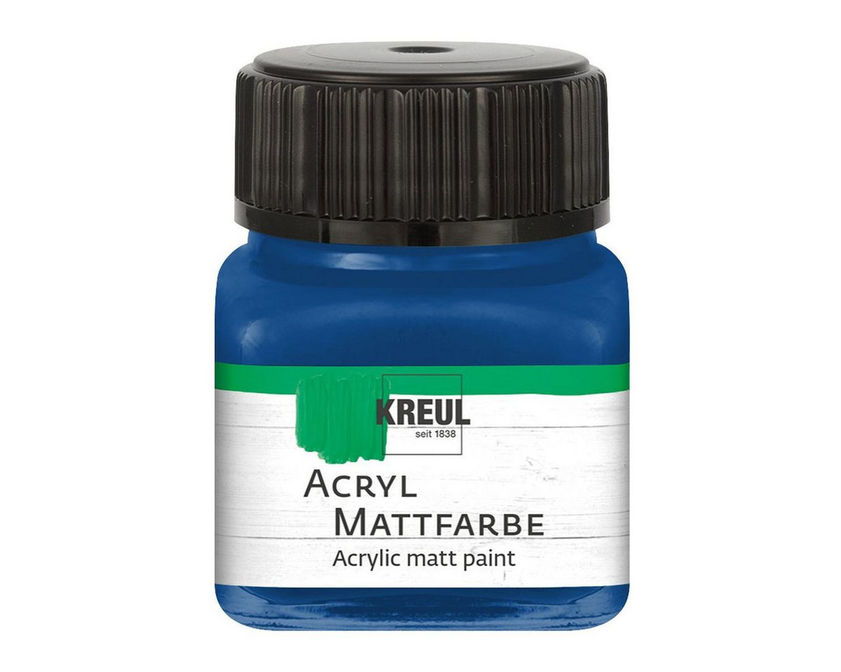 C. KREUL Acrylfarbe KREUL Acryl Mattfarbe kobaltblau 20ml Glas C. KREUL Acrylfarbe KREUL Acryl Mattfarbe kobaltblau 20ml Glas von C. KREUL